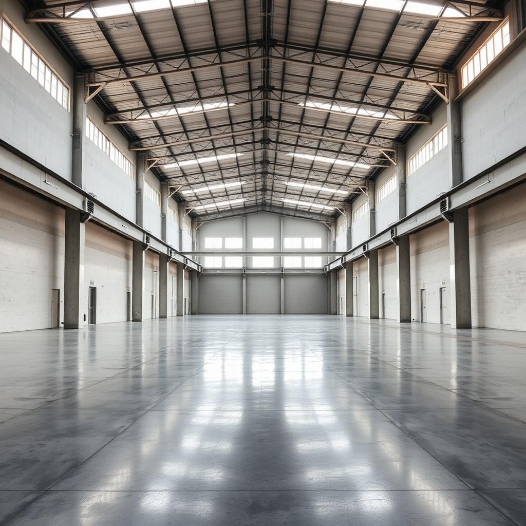 Realizzazione VISTE nel settore Capannoni Industriali — vista d'insieme del cantiere allestito