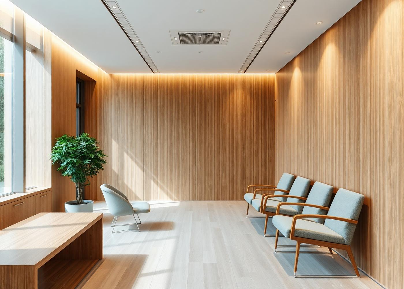 Realizzazione VISTE nel settore Healthcare — vista d'insieme del cantiere allestito
